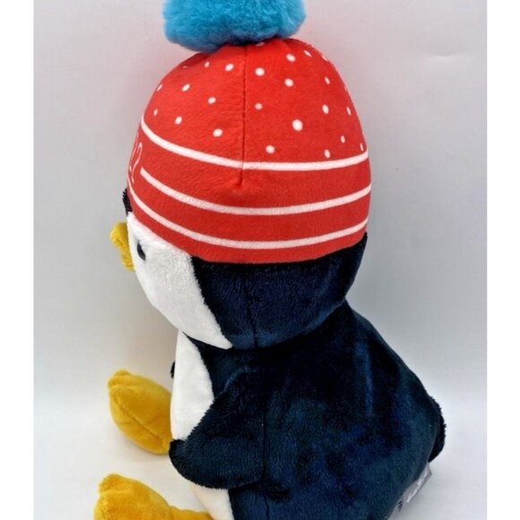 Hallmark Penguin Plush 2022 Stuffed Animal 11" Christmas Winter Toy Holiday - Picture 5 of 10